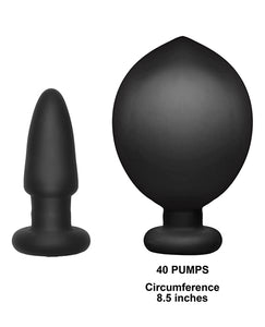 Deluxe Wonder Plug Inflatable Vibrating Butt Plug - Multi Speed
