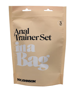 In A Bag Anal Trainer Set - Black