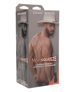 Man Squeeze Ultraskyn Ass Stroker - Chad White