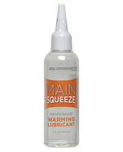 Load image into Gallery viewer, Main Squeeze Warming Water-based Lubricant - 3.4 Oz

