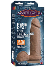 Load image into Gallery viewer, Noches Latinas Ultraskyn Pene Real Con Testiculos 6 &quot; - Caramel
