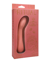 Load image into Gallery viewer, Ritual Zen Rechargeable Silicone G-spot Vibe - Coral
