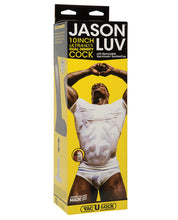 Load image into Gallery viewer, Jason Luv 10&quot; Ultraskyn Cock W-removable Vac-u-lock Suction Cup - Chocolate
