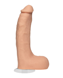 Signature Cocks Ultraskyn 8.5" Cock W-removable Vac-u-lock Suction Cup - Chad White