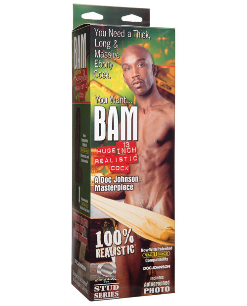 Bam Realistic Cock - Brown