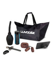 Încărcați imaginea în vizualizatorul Galerie, Luvdolz Remote Control Rechargeable Spread Eagle Pussy &amp; Ass W-douche - Mocha
