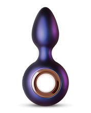 Load image into Gallery viewer, Hueman Deep Space Vibrating Anal Plug - Purple
