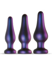 Load image into Gallery viewer, Hueman Comets Butt Plug Set Of 3 - Purple
