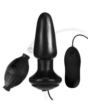 Load image into Gallery viewer, Lux Fetish 4&quot; Inflatable Vibrating Butt Plug
