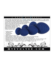Load image into Gallery viewer, Evolved Get Your Groove On 3 Pc Silicone Anal Plug Set - Blue
