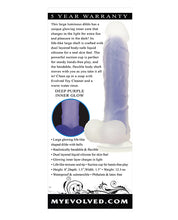 Lataa kuva gallerian katseluohjelmaan, Evolved Luminous Dildo Non Vibrating - Purple
