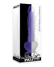 Load image into Gallery viewer, Evolved Luminous Dildo Stud Non Vibrating - Purple

