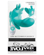 Load image into Gallery viewer, Evolved The Butterfly Effect Rechargeable Dual Stim - Teal
