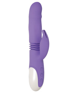 Evolved Thick & Thrust Bunny Dual Stim Rechargeable - Purple