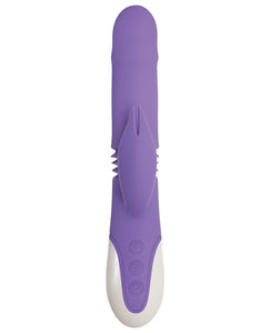 Evolved Thick & Thrust Bunny Dual Stim Rechargeable - Purple