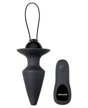Load image into Gallery viewer, Evolved Plug &amp; Play Remote Anal Plug - Black
