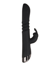 Load image into Gallery viewer, Evolved Rapid Rabbit Thrusting Dual Vibe - Black
