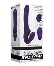 Load image into Gallery viewer, Evolved 2 Become 1 Strapless Strap On - Purple
