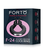 Încărcați imaginea în vizualizatorul Galerie, Forto F-24 Textured Vibrating Cock Ring
