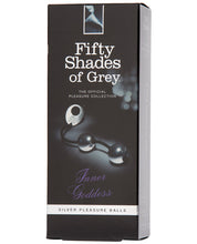 Load image into Gallery viewer, Fifty Shades Of Grey Inner Goddess Silver Metal Pleasure Balls
