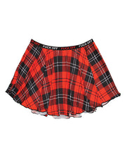 Load image into Gallery viewer, Vibes Fuck Off Skirt Plaid

