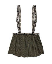 Load image into Gallery viewer, Vibes Boss Bitch Suspender Skirt
