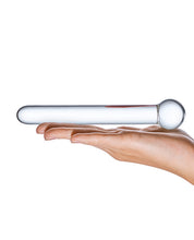 Indlæs billede i gallerifremviser, Glas 7&quot; Straight Glass Dildo - Clear
