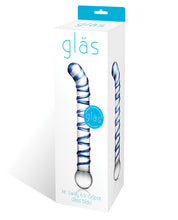 Load image into Gallery viewer, Glas Mr. Swirly 6.5&quot; G-spot Glass Dildo
