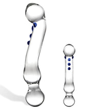 Load image into Gallery viewer, Glas 6&quot; Textured G-spot Glass Dildo
