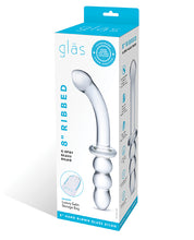 Load image into Gallery viewer, Glas 8&quot; Ribbed G-spot Glass Dildo

