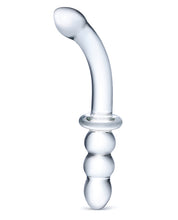Load image into Gallery viewer, Glas 8&quot; Ribbed G-spot Glass Dildo
