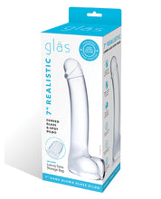 Load image into Gallery viewer, Glas 7&quot; Realistic Curved Glass G-spot Dildo
