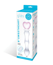 Load image into Gallery viewer, Glas 8&quot; Sweetheart Glass Dildo - Pink-clear
