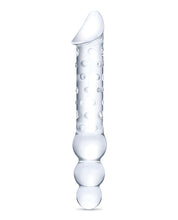 Load image into Gallery viewer, Glas 12&quot; Double Ended Glass Dildo W-anal Beads - Clear
