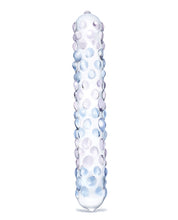 Load image into Gallery viewer, Glas Purple Rose Nubby Glass Dildo
