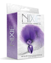 Nixie Metall-Buttplug mit Kunstpelzschwanz