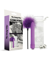 Load image into Gallery viewer, The Daily Vibe Clothing Is Optional Kit - Purple
