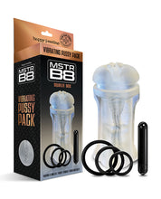Load image into Gallery viewer, Mstr B8 Squeeze Vibrating Pussy Pack - Kit Of 5 Clear
