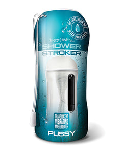 Shower Stroker Vibrating Pussy - Clear