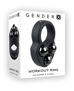 Bague de Fitness Genre X Polyvalente - Noire pour Tous les Entraînements