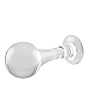 Load image into Gallery viewer, Gender X The Baller Glass Plug - Clear
