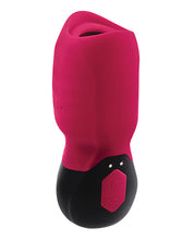 Load image into Gallery viewer, Gender X Body Kisses Vibrating Suction Massager - Red-black
