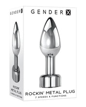 Load image into Gallery viewer, Gender X Rockin Metal Plug - Chrome
