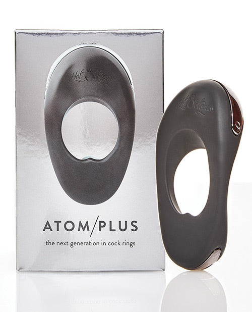 Atom Plus Anneau de Pénis à Double Moteur - Noir pour Couples