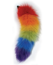 Load image into Gallery viewer, Rainbow Foxy Tail Butt Plug
