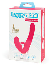 Load image into Gallery viewer, Happy Rabbit Strapless Strap On Rabbit Vibe - Pink

