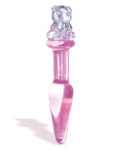 Load image into Gallery viewer, The 9&#39;s First Glass Teddy Love Glass Butt Plug - Pink
