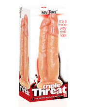 Carica l&#39;immagine nel visualizzatore Galleria, Triple Threat 3 Cock Dildo
