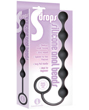 Load image into Gallery viewer, The 9&#39;s S Drops Silicone Anal Beads - Black
