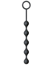 Load image into Gallery viewer, The 9&#39;s S Drops Silicone Anal Beads - Black
